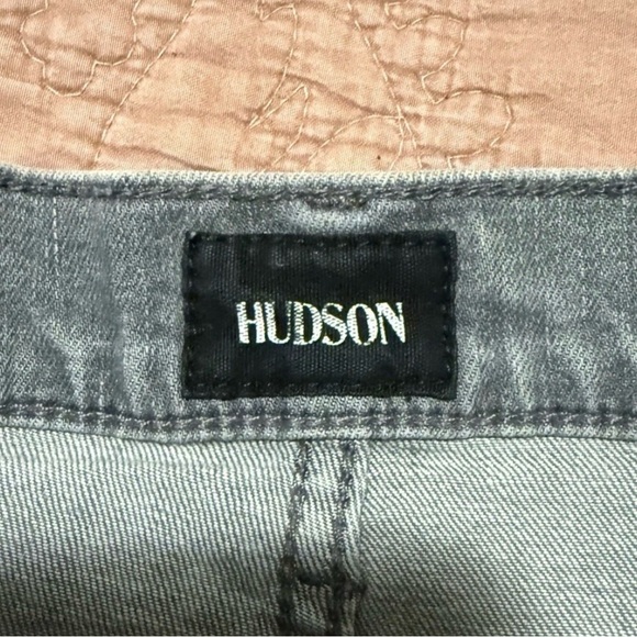 Hudson Cutoff Shorts Women 30 Gray Denim Gemma Short Mid Rise Cotton Stretchy - Picture 4 of 10